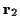 \( \mathbf{r}_{2} \)