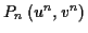 \( P_{n}\left( u^{n},v^{n}\right) \)