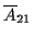 \( \overline{A}_{21} \)