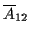 \( \overline{A}_{12} \)