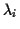 \( \lambda _{i} \)