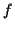 \( f \)