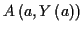 \( A\left( a,Y\left( a\right) \right) \)