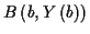 \( B\left( b,Y\left( b\right) \right) \)