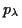 \( p_{\lambda } \)