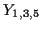 \( Y_{1,3,5} \)