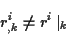 \begin{displaymath}
r^{i}_{,k}\neq r^{i}\left\vert _{k}\right. \end{displaymath}