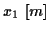 \( x_{1}\, \left[ m\right] \)