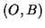 \( \left( O,B\right) \)