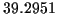 \( 39.2951 \)