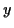 \( y \)